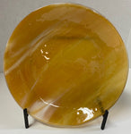 Bowl - 9 - Harvest Gold Stacked Glass