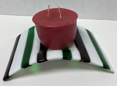 Candle Holder - Candy Stripe