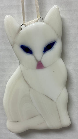 Suncatcher - Cat, White