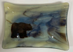 Soap Dish - Black Pearl with Bear