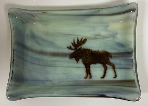 Soap Dish - Black Pearl with Moose