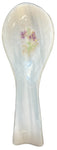 Spoon Rest - White Iris